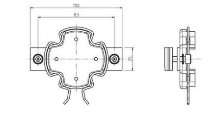 Rademacher 94401512 Click drive bearing VK 4015K-12