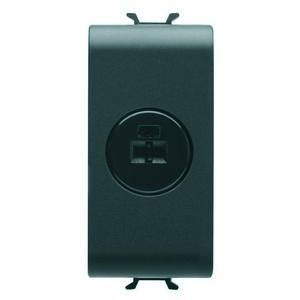 Gewiss GW12454 for loudspeaker 1M DIN41529 black junction box