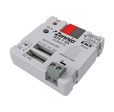 ZENNIO ZIOBINT6 Universal interface | 6 binary inputs, 1 temperature sensor input