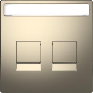 MERTEN MEG4564-6050 central plate nickel metallic system design