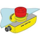 ABB Stotz-Kontakt Smile 11 EAR Tina , SMILE 11 EAR Tina emergency stop button 1 x 5-pin male connector M12, flush-mounted , 2TLA030050R0100