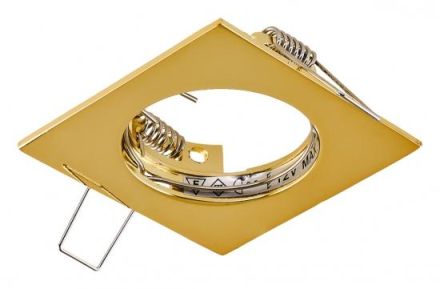 EVN 645421 quad. gold GX5.3 max.50W 12V recessed ceiling spotlight