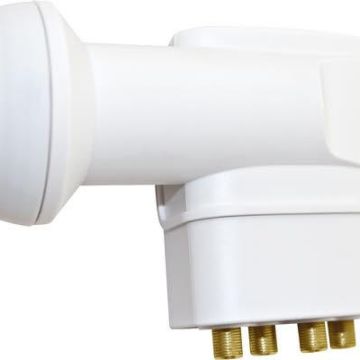 Megasat HD-Profi Quad LNB switchable 40mm white