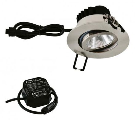 EVN PC650N613D2W IP65 6W 2000K-3000K 600lm EDS LED recessed ceiling spotlight