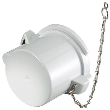 Mennekes 40434 with chain 63A grey protective cap