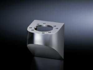 RITTAL 6665000 Wall bracket 1.4301rear fastening stainless steel