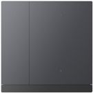 GVS 88188070 KNX pushbutton sensor WALTZ | 2-fold, aluminum | black