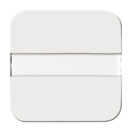 Busch-Jaeger 2510 NLI-214 rocker switch, with label field alpine white