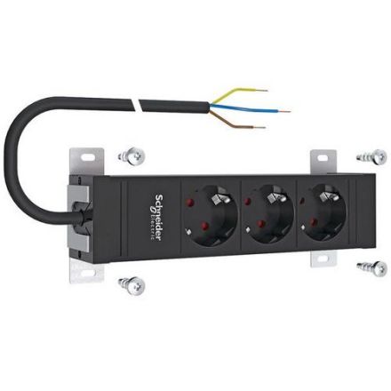 ABN EURO 3-f.45° 2m cable H05VV-F 3G1 5mm socket SCHUKO (XSD3L)