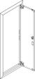 ABN for flush-mounted flat distributor 1x6 row ESPRO cover frame with solid door (GBRU16T)
