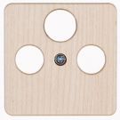 Kopp 357839005 antenna socket TV/RFSAT HK02 maple cover