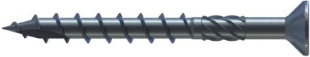 Reisser R09264S121-0602402-1 HBS countersunk head wood construction screw, TX 30, partial thread, ETA, 6.0 x 240, steel, galvanized, blue, 1x sliding, pack of 100