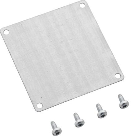 Hager MES-BLA for fan module galvanized blind cover