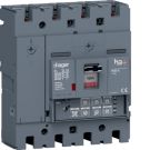Hager HET161JR h3+ P250 4P4D 160A 70kA circuit breaker