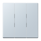 Jung LC993BF209 rocker switch 3-way, thermoplastic lacquered, LS series, outremer pale ( LC32023 )