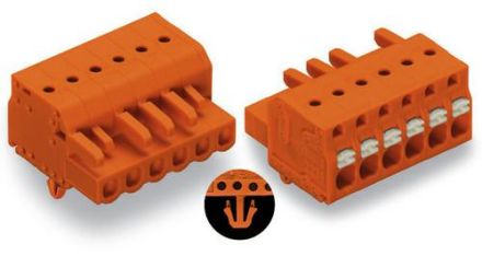 Wago 2231-316/008-000 R5.08mm, 16p, 250V terminal block