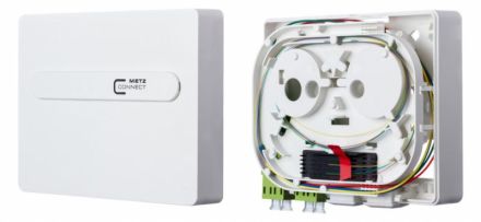 METZ CONNECT 1501187J02HC OpDAT ADT 2xLC-D lime green OM5 pure white data connection box