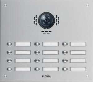 Elcom 1112182BTC flush-mounted door station TVG-12/3 ESTA stainless steel
