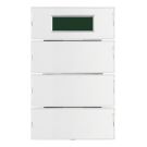 BERKER 75663770 KNX pushbutton sensor K.1/K.5 | 3-fold, temperature controller | polar white