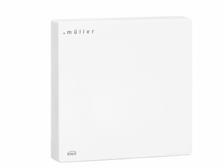 MÜLLER GS 40.01 knx KNX air quality controller | CO2 air quality sensor / room climate controller | studio white | 80x80 mm