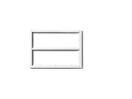 Siedle KR 613-2 SM combination frame in silver metallic