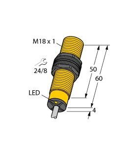 Turck 43504 BI5-S18-AZ3X Inductive Sensor