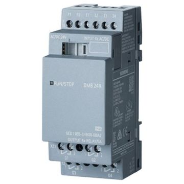SIEMENS 6ED1055-1HB00-0BA2 LOGO! Expansion module 24 V | 4DI/4DO, relay