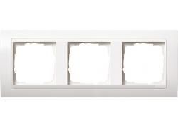 Gira 0213327 3-way cover frame for pure white Gira Event pure white matt