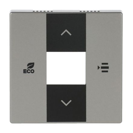 BUSCH-JAEGER 6236-866 Cover for Fan Coil Actuator Future | stainless steel
