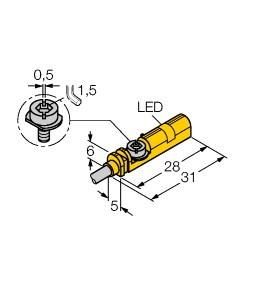 Turck 4685721 BIM-UNT-AP6X 7M magnetic field sensor