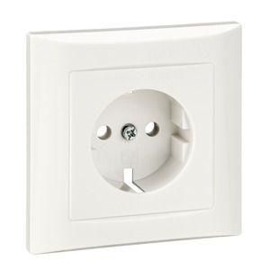 ELSO ELG087263 socket cover full plate replacement JOY pure white