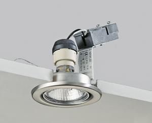 Brumberg H219120 HV - recessed spotlight 230V/GZ10/50W stainless steel