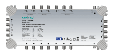Axing SPU1308-06 multiswitch, 13 in 8