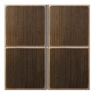 JUNG ME2404TSAAT button set F40 series LS | 4-way | antique brass