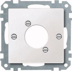 MERTEN 468919 Central plate polar white System M