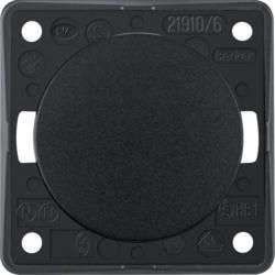 Berker 936562510 rocker switch black, glossy Integro Flow/Pure