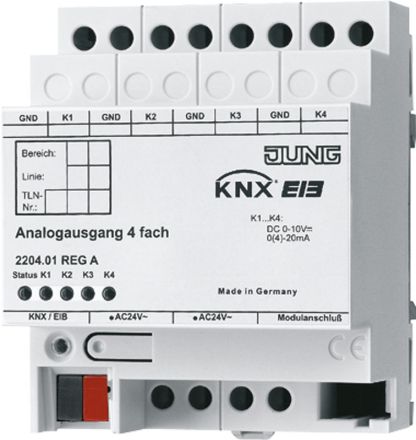 JUNG 2204.01REGA KNX analog output | 4-way, basic module