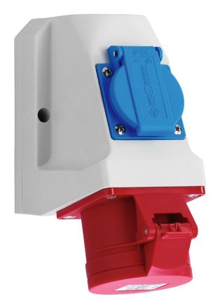 ABL Sursum D51S331 5P/16A 400V 6h red wall socket