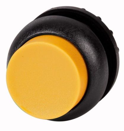 Eaton M22S-DRH-Y pushbutton, raised, yellow, latching, 216672