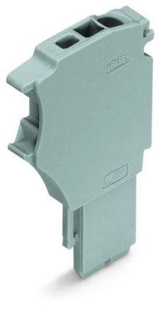 Wago 2020-161 1-wire 1-pole 1.50qmm grey female connector end module