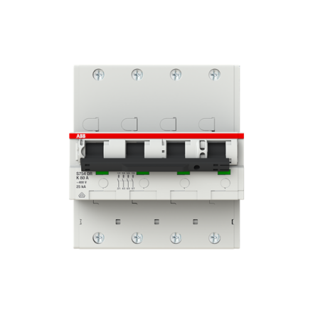 ABB Stotz-Kontakt 2CDH784010R0627 S754DR-K 80 25kA K80A 4P miniature circuit breaker