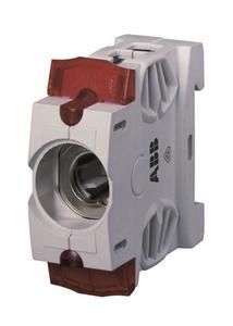 ABB Stotz-Kontakt ISS16/1, fuse base D0,1P.,16A, 2CDE111001R1902