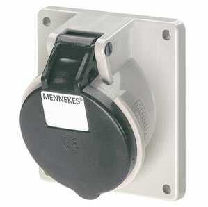 Mennekes 1747 panel socket TwinCONTACT 32A 5-pin 7h 500V IP44