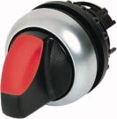 Eaton M22-WLK-R illuminated selector switch, 2 positions, red, momentary, 216814