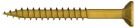 Reisser 009221S122-0450506-1 R2 chipboard screw, flat countersunk head, PZ, partial thread, cutting notch, 4.5 x 50, steel, galvanized, yellow, 1x sliding, pack of 500