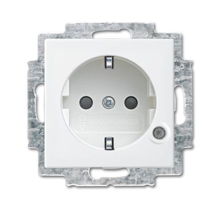 Busch-Jaeger 20 EUCBL-914 SCHUKO® socket insert, with LED control light alpine white