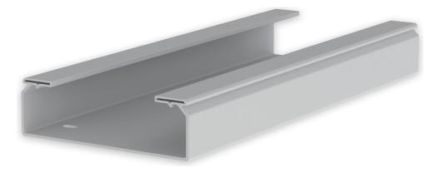 Unex 66201 light grey RAL7035 60x200 U23X unperforated cable tray