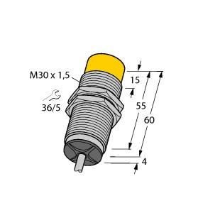 Turck 1535300 NI15-M30-LIU Inductive Sensor