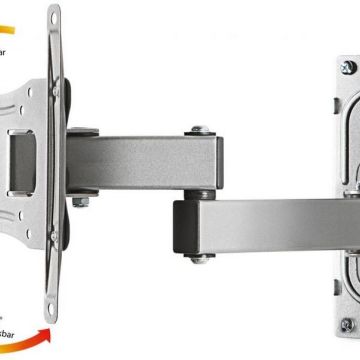 VCM FS3 - TV wall mount, 19 degree tilt, 90 degree swivel, up to 15kg