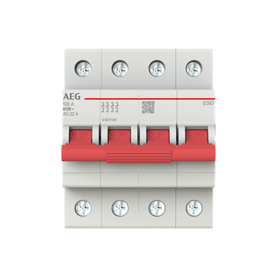 Busch-Jaeger 2CDE284088R0100 4P 100A load disconnector